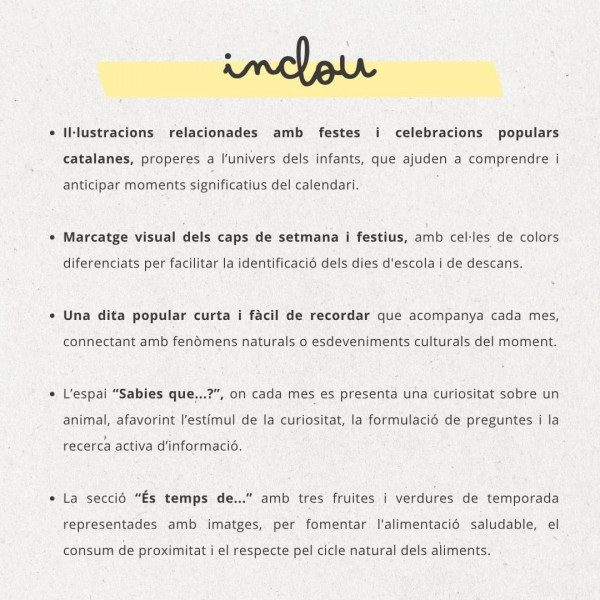 CALENDARI MENSUAL CURS 2025-2026