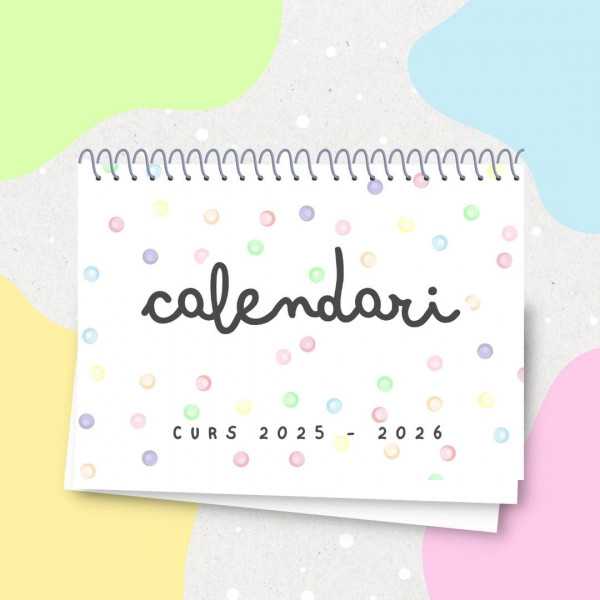 CALENDARI MENSUAL CURS 2025-2026