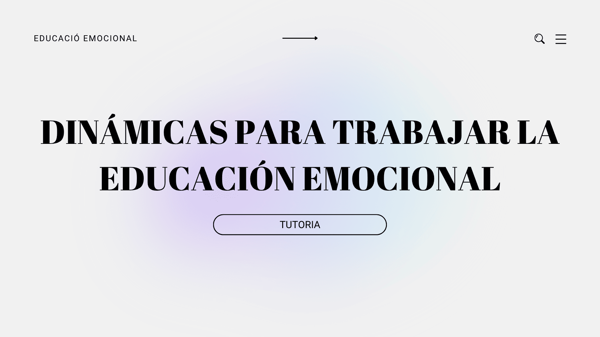 Dinámicas para trabajar la educación emocional