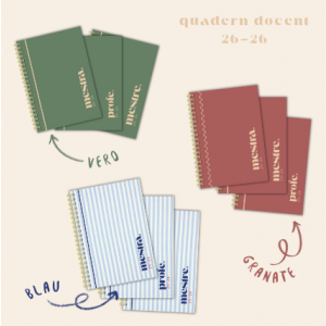 QUADERN DOCENT 25-26 BLAU