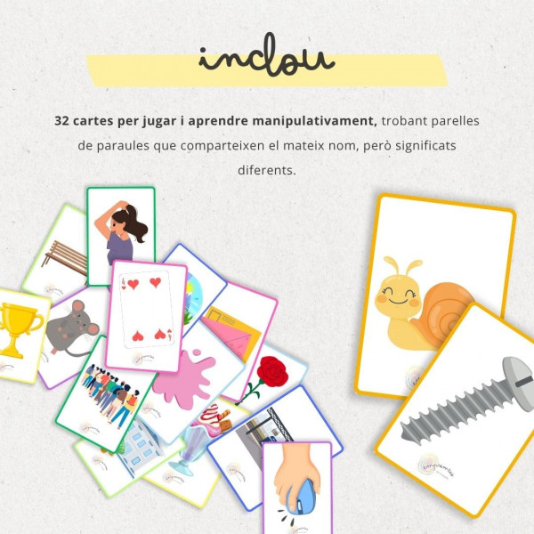 MEMORY DE PARAULES POLISÈMIQUES