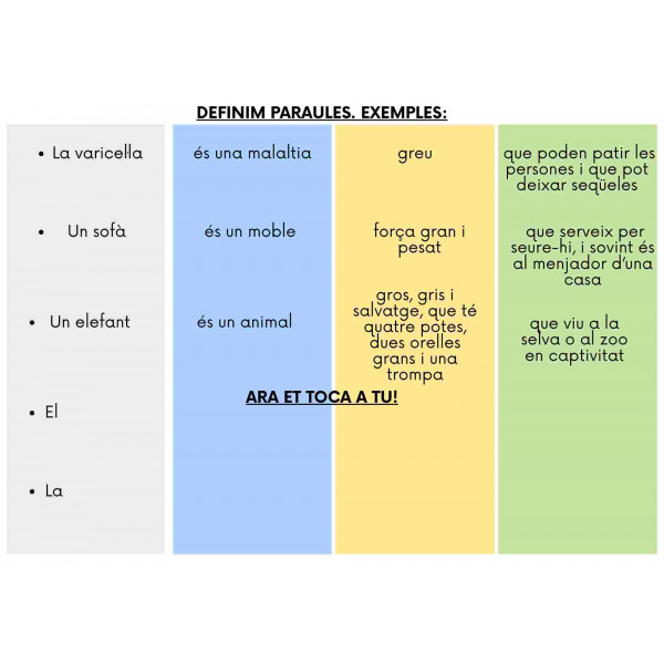 Aprenem a escriure paraules