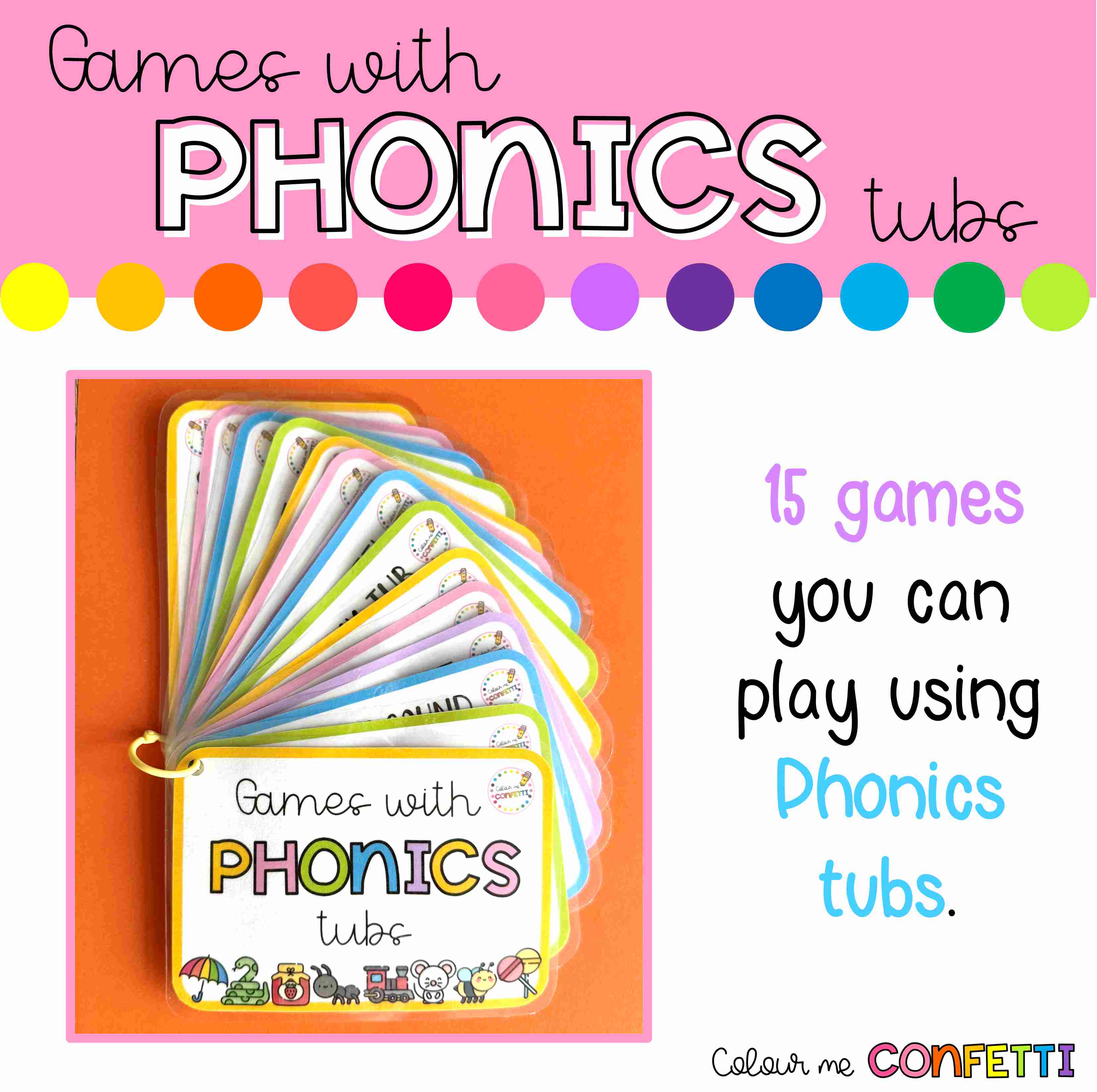 Games with Phonics tubs - Keyring