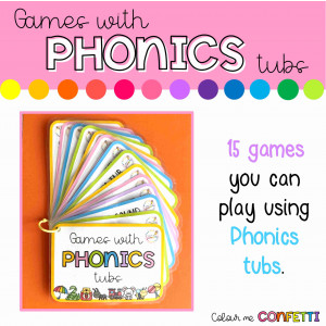 Games with Phonics tubs - Keyring