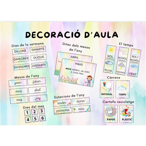 Decoració de l'aula