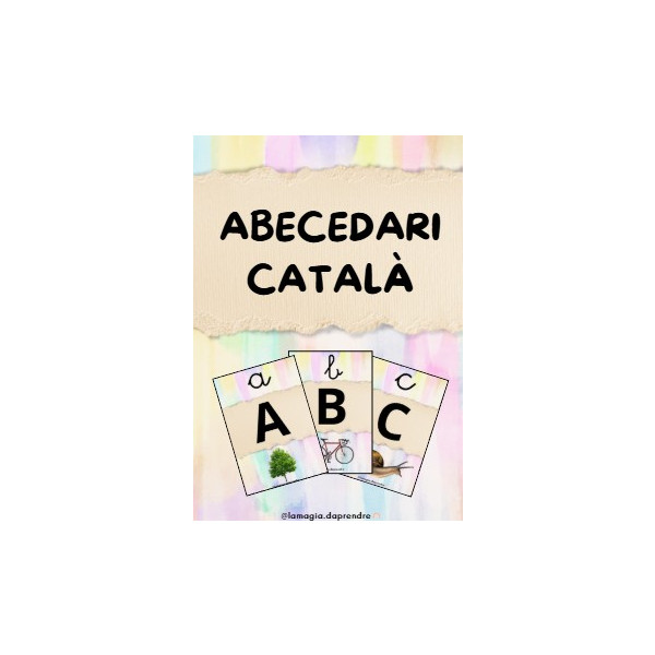 Abecedari en català