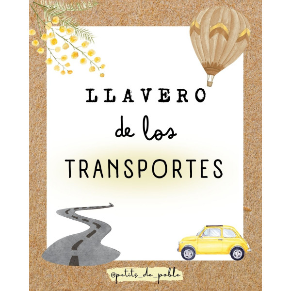 llavero de transportes