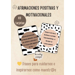 Afirmaciones positivas maestros