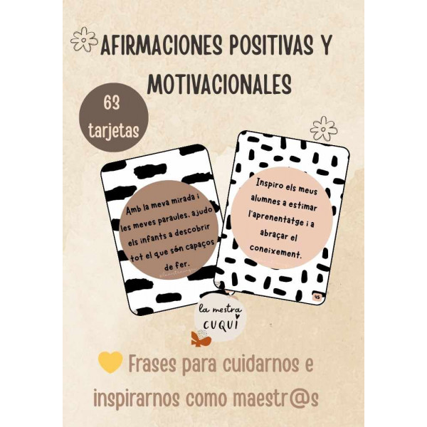 Afirmaciones positivas maestros