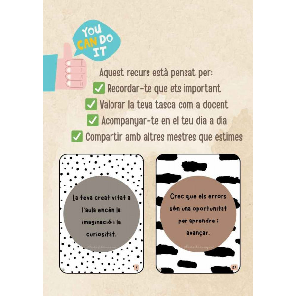 Afirmacions Positives per a mestres