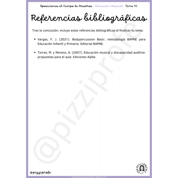 Tema 10 - Oposición al Cuerpo de Maestros de Educación Musical - Aragón Autora: pizziprofe