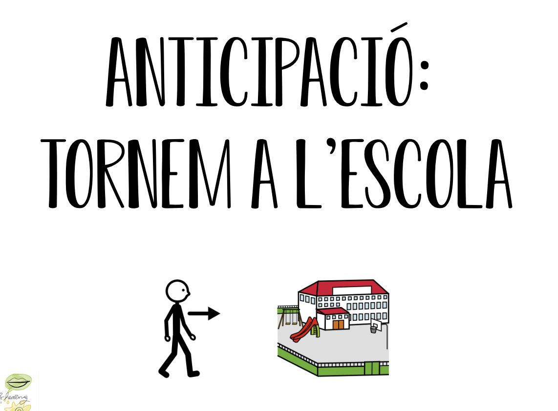 ANTICIPACIÓ - TORNEM A L'ESCOLA!