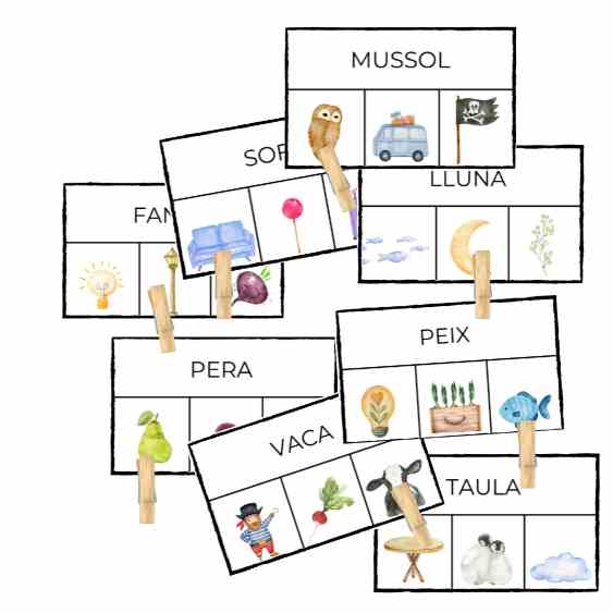 LECTURA PARAULES ( PARAULES CURTES )