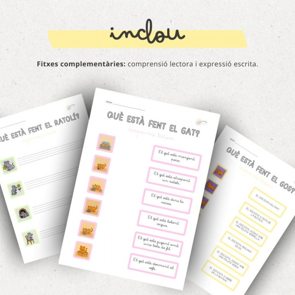 PETITES COMPRENSIONS LECTORES: lletra de pal i lligada