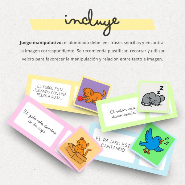 PEQUEÑAS COMPRENSIONES LECTORAS: letra mayúscula y ligada