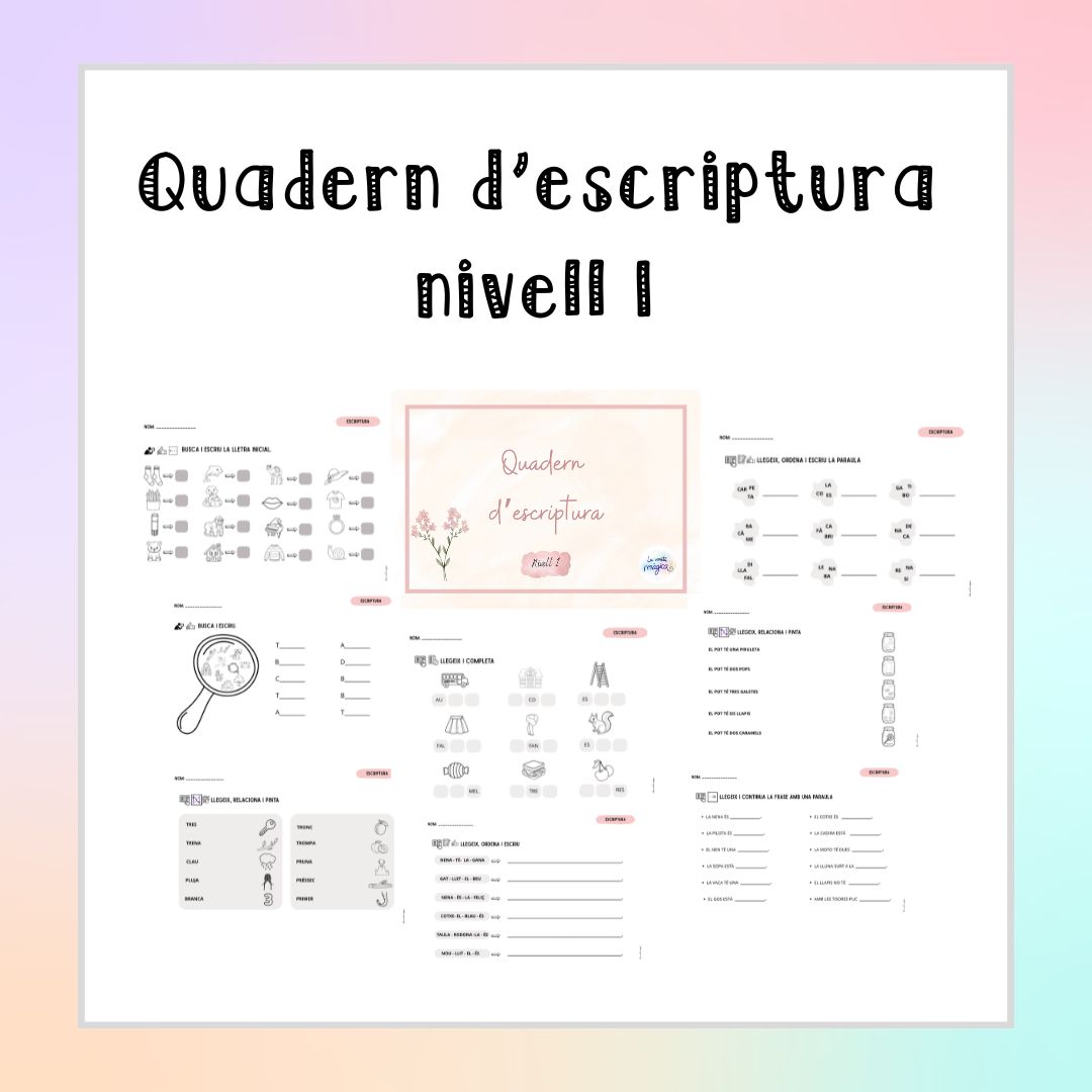 Quadern escriptura 1