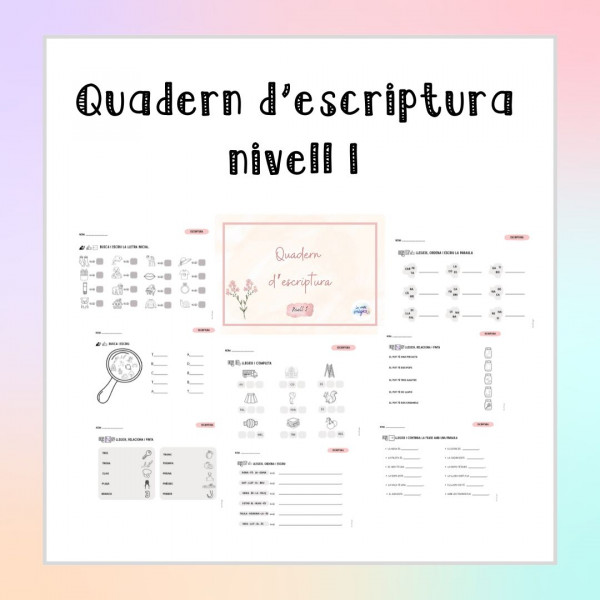 Quadern escriptura 1