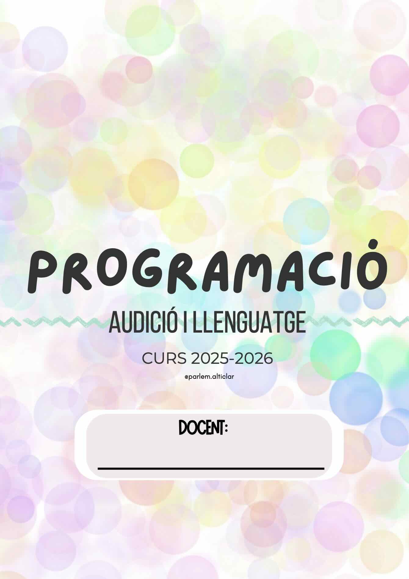 Programació docent