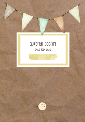 Quadern docent + programació setmanal 2025-2026
