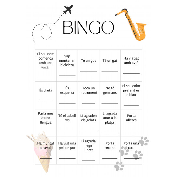 Bingo companys i companyes