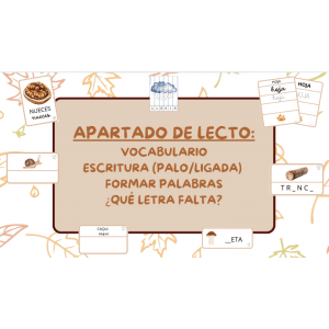 Dosier otoño - Parte 1 Lectoescritrura