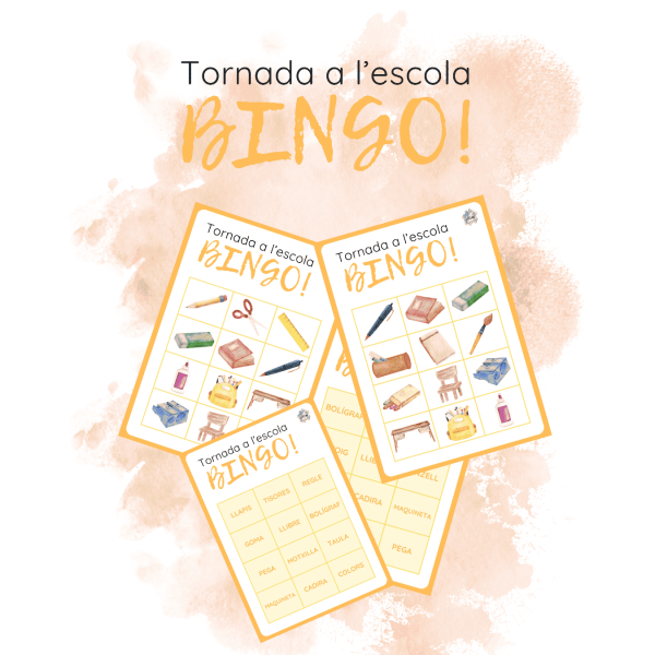 BINGO - TORNADA A L'ESCOLA
