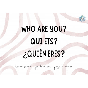 BOARD GAME - WHO ARE YOU?