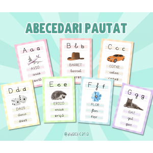 Abecedari pautat català