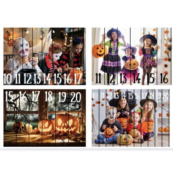 Puzzles numéricos Halloween