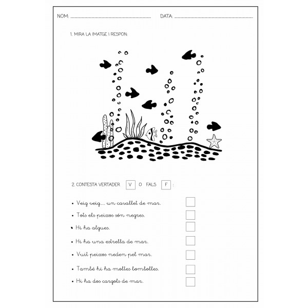 20 Comprensions lectores cicle incial ( lletra pal + lletra lligada)