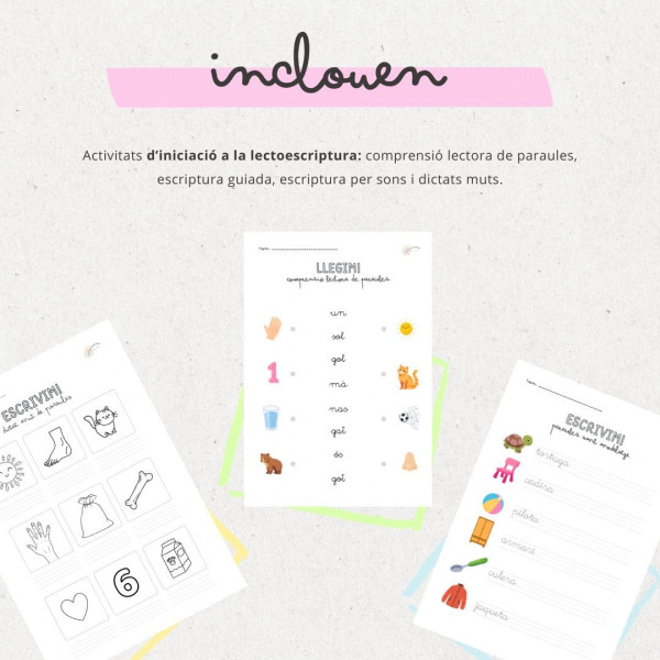 QUADERNET DE TRAÇ: LLETRA DE PAL