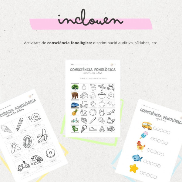 QUADERNET DE TRAÇ: LLETRA SEMI-IMPREMTA