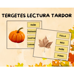 Targetes lectura tardor