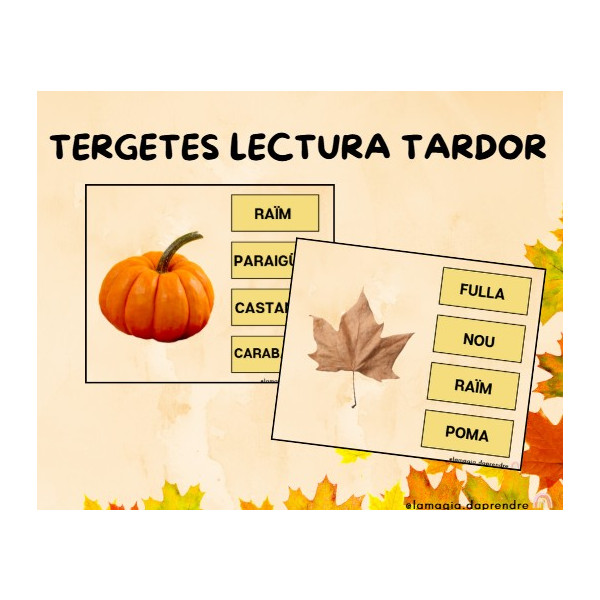 Targetes lectura tardor