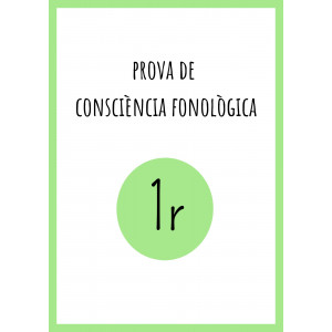 AVALUACIÓ CONSCIÈNCIA FONOLÒGICA 1r