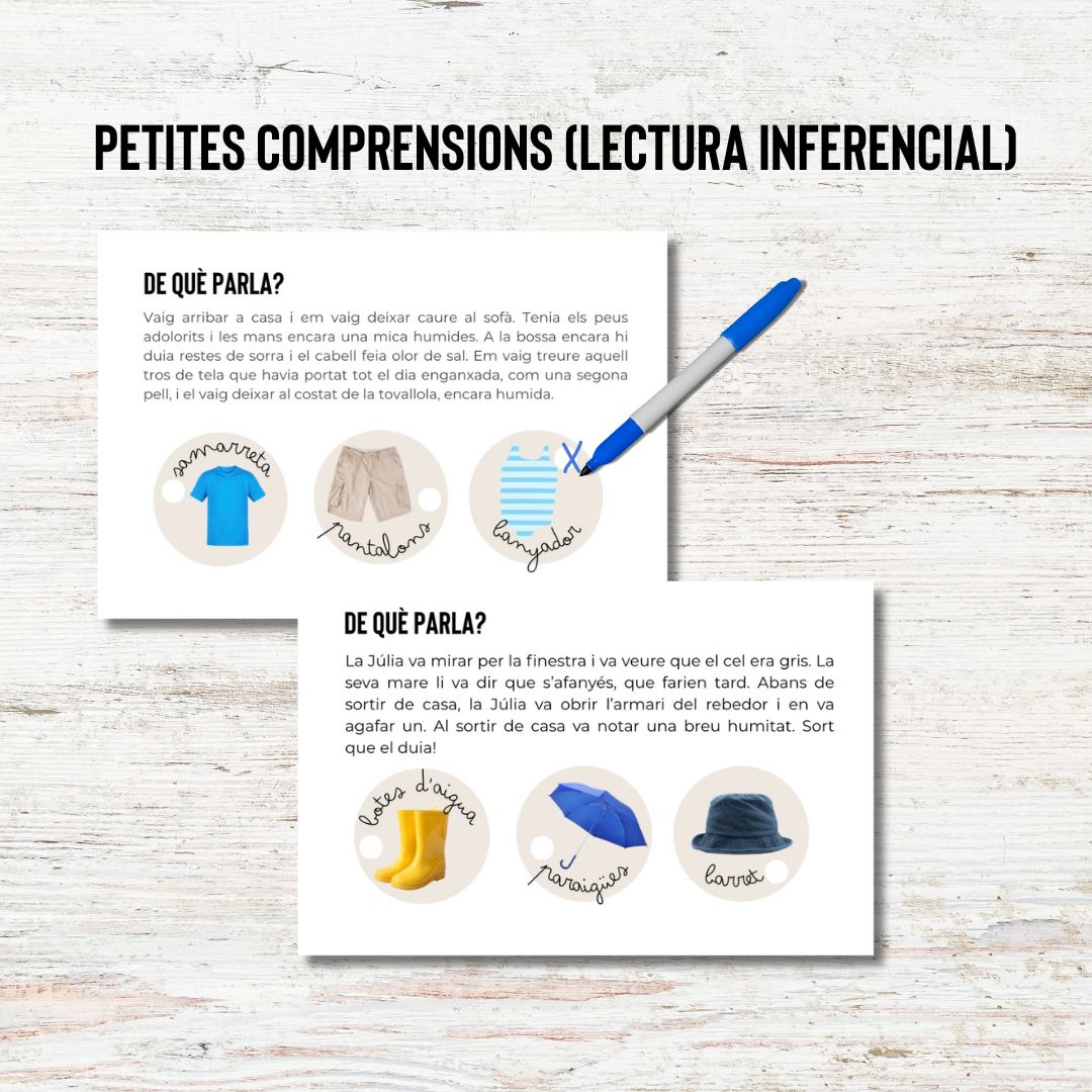 De què parla? (Comprensió lectora - Lectura inferencial)