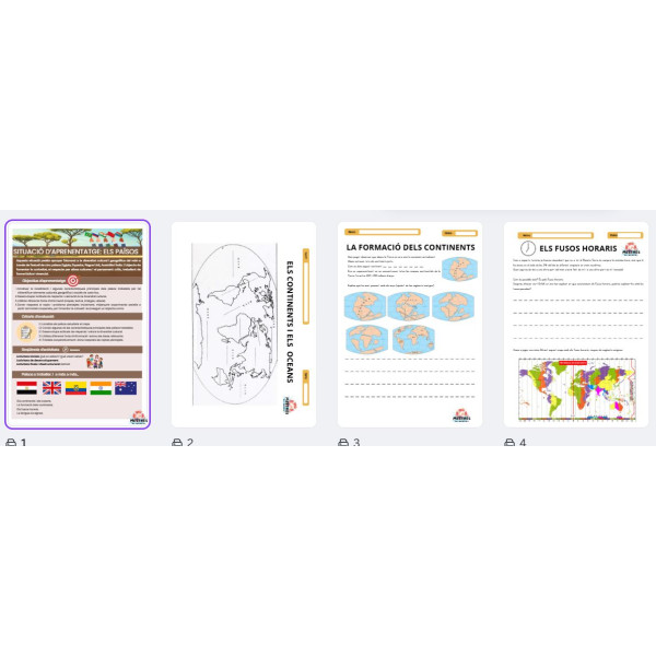 Situació d'aprenentatge els països