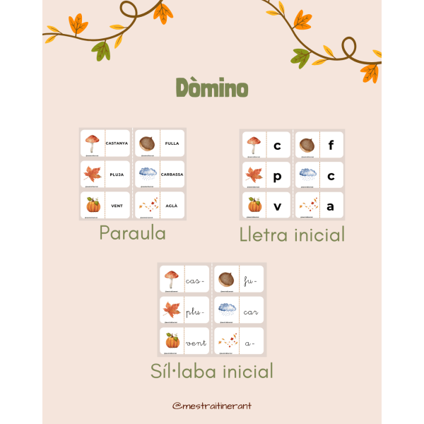 Dossier de material manipulatiu TARDOR