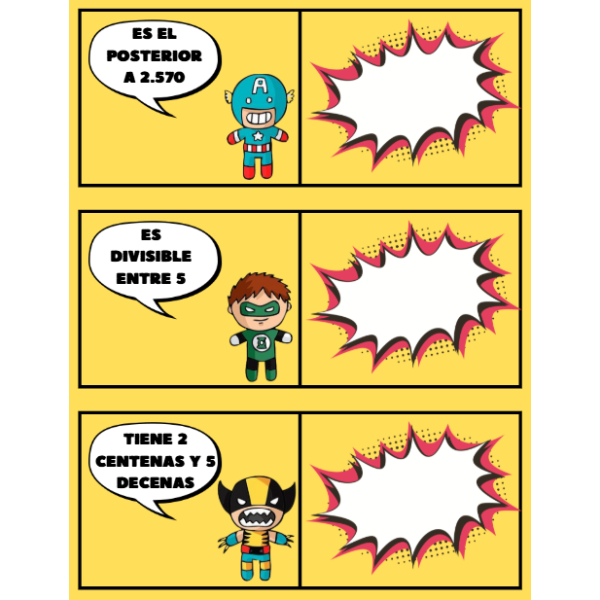 Juego numeración