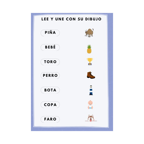 Escribe y lee palabras