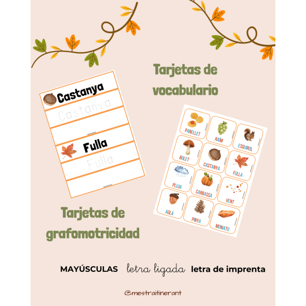 Dosier de material manipulativo de otoño