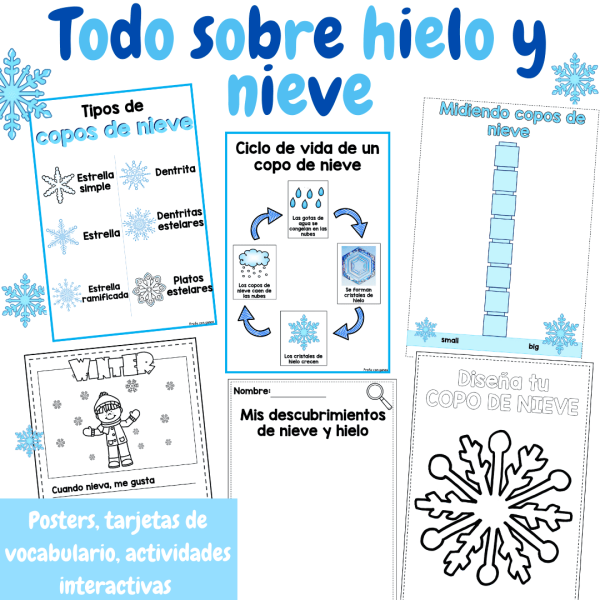 Todo sobre el hielo y la nieve - Rincon de investigacion