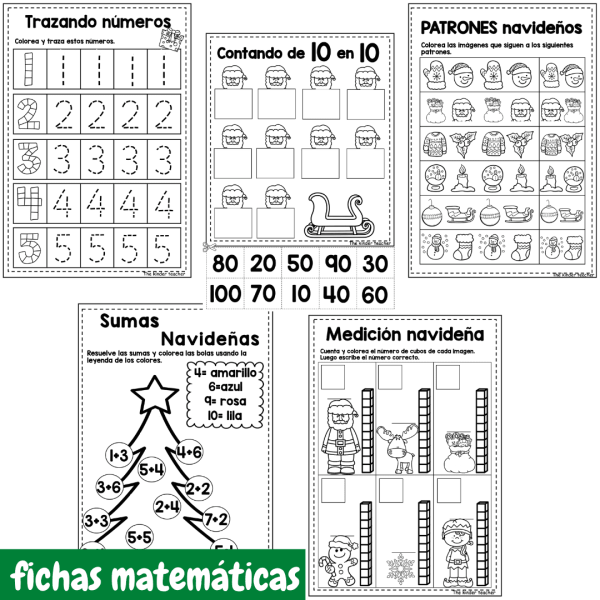 Cuaderno de actividades de Navidad - Ed. Infantil y Primaria