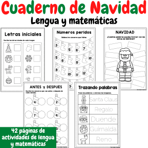 Cuaderno de actividades de Navidad - Ed. Infantil y Primaria