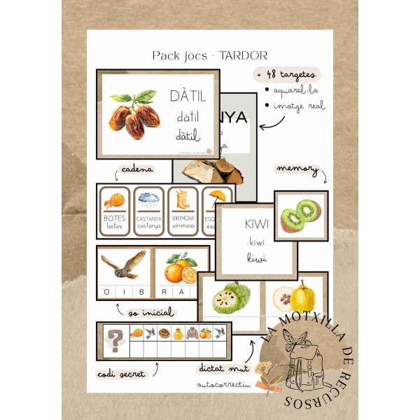 Pack jocs - TARDOR