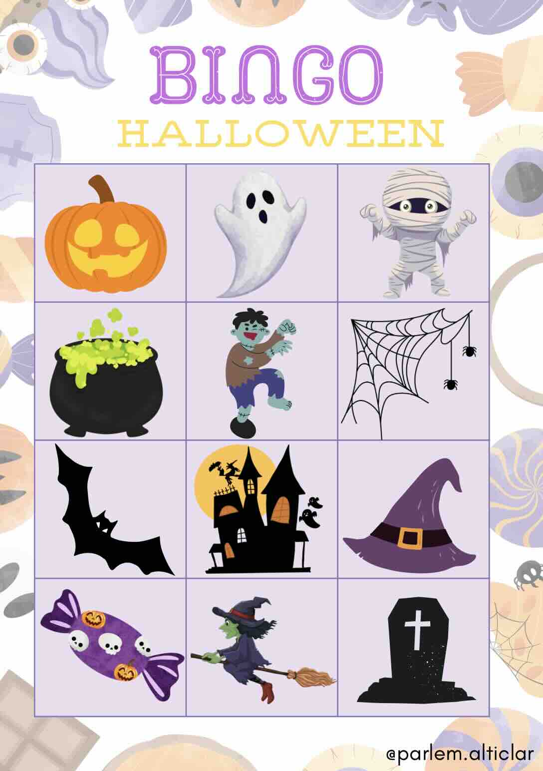 Bingo halloween