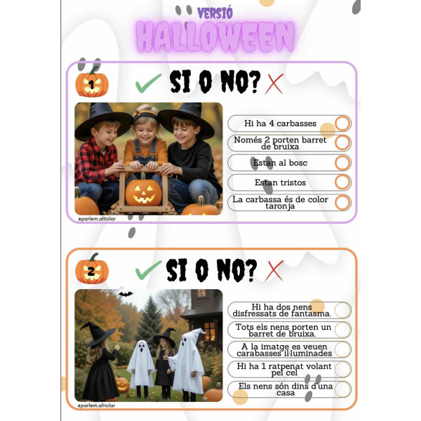 Si o no? Versio Halloween