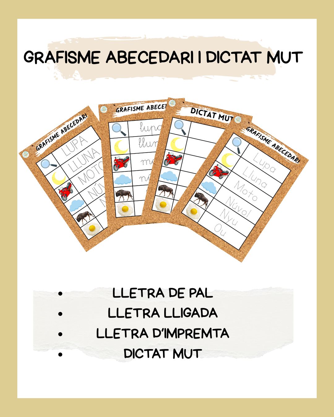 GRAFISME+DICTAT MUT ABECEDARI