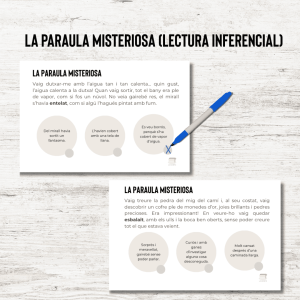 La paraula misteriosa (Comprensió lectora-Lectura inferencial)