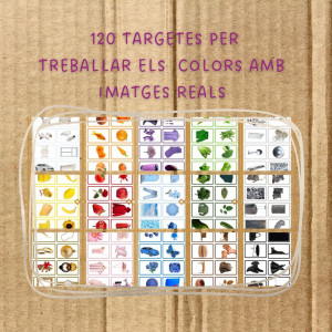 TARGETAS DE COLORES CON IMAGENES REALES/TARGETES DE COLORS AMB IMATGES REALS